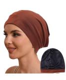 100% Mulberry Silk Lined Sleep Cap in Titian Red - Buy Online on GoSupps.com