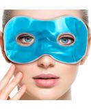 Albert Austin Cooling Eye Mask with Plush Edging - Reusable Hot/Cold Therapy for Puffy Eyes, Sinus Pain, Headache, Migraine - Gel Mask for Dark Circles & Swollen Eyes - Buy Online on GoSupps.com