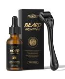 Buy Bartwachtums Set - Biotin Beard Growth Oil & Scooter for Hair Growth | Male Face Hair Treatment | Thickening Serum 1 fl oz - Buy Online on GoSupps.com