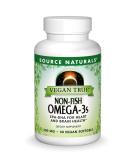 Source Naturals Vegan True Non-Fish Omega-3s 300 mg 30 Vegan Softgels - Buy Online on GoSupps.com