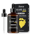 Kanzy Beard Oil for Men | 30ml Nourishing Beard Growth - Aloe Vera Jojoba & Vitamin E | Perfect Gift Set for Healthy Beard - Buy Online on GoSupps.com