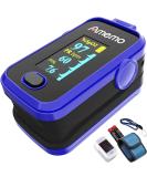 Portable Fingertip Pulse Oximeter with Plethysmograph - Accurate Blood Oxygen & Heart Rate Monitor - International Shipping Available - Buy Online on GoSupps.com