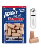 Mack's Ultra Soft Foam Earplugs 7 Pair + Case | 33 dB NRR | Comfortable Sleep Ear Plugs for Snoring, Travel, Concerts | Noise Reduction - Buy Online on GoSupps.com