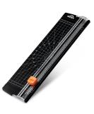ISDIR A4 Paper Cutter Slicer  12 Inch Paper Trimmer Scrapbooking Tool Supplies with Security Safeguard and Side Ruler  Portable Paper Slicer for Craft Paper  Label  Photo  Cardstock (Black) - Buy Online on GoSupps.com