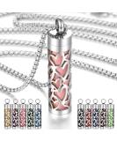 JEAN SMILE Essential Oil Necklace for Women - Aromatherapy Pendant 316L Stainless Steel Diffuser Jewelry Gift for Men & Women - Perfect for Christmas & Birthdays - Buy Online on GoSupps.com