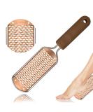 Pedicure Foot File Callus Remover - Stainless Steel Professional Foot Grater for Feet - Dead Skin Scrubber - Wet & Dry Feet - 1pcs - Buy Online on GoSupps.com