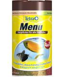 Tetra Min Menu Fish Feed - Varied Main Feed Mix for All Ornamental Fish - 100 ml Can (25 g) - Buy Online on GoSupps.com