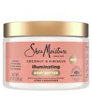 SheaMoisture Illuminating Body Butter - Coconut & Hibiscus Niacinamide & Pro-Ceramides for 48H Moisture | Renew Skin's Natural Glow - 11.5 oz - Buy Online on GoSupps.com