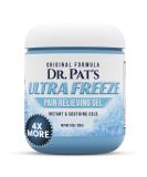 Dr Pat's Ultra Freeze Pain Relief Cream - Effective Muscle Rub Gel for Arthritis Neuropathy & Joint Pain - Cooling Analgesic for Back Shoulders & Knees - Buy Online on GoSupps.com