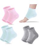 Buy 3 Pairs Moisturizing Gel Heel Socks | Soft Open Toe Socks for Dry Skin Care | International Shipping Available - Buy Online on GoSupps.com