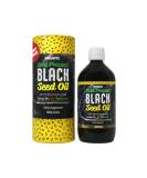 Organic Black Seed Oil 16.9 Fl Oz | Cold Pressed | 3X% Thymoquinone | Non-GMO | Pure Nigella Sativa Seed Oil | Glass Bottle - Buy Online on GoSupps.com