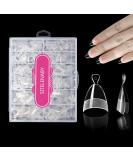 Buy SITELENABY 600pcs Half Cover Short Almond Nail Tips | Extra Short Soft Gel Tips for Salon | 12 Sizes Available - International Shipping - Buy Online on GoSupps.com