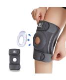 MAYKI Adjustable Knee Support Brace for Men/Women - Patella Gel Pad, Breathable Design for Arthritis & Ligament Damage - Running & Weight Lifting - Grey - Buy Online on GoSupps.com