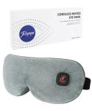 Cordless Heated Eye Mask for Dry Eyes - Warm Compress for Blepharitis & Styes 3 Heat Levels Washable Rechargeable Travel-Friendly (Grey - Buy Online on GoSupps.com