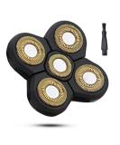 5 Blades Men's Electric Shaver Replacement Heads - Wet & Dry Razor for Bald & Face | Gold5 - Buy Online on GoSupps.com
