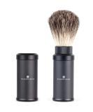 Fendrihan Black Anodized Travel Shaving Brush | Pure Badger Bristles | Made in Germany - International Shipping Available - Buy Online on GoSupps.com