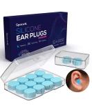 Buy Premium Ear Plugs for Sleeping Noise Cancelling Silicone Waterproof 32dB NRR | Ideal for Swimming Snoring Travel & More - Buy Online on GoSupps.com