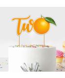 Seyal Orange Two Cake Topper - Buy Online on GoSupps.com