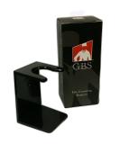 Black Acrylic Shaving Brush Drip Stand - Prolongs Brush Life - Durable Material - Attractive Stand for Brushes 19mm-26mm (Black) - Buy Online on GoSupps.com