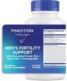 Blue Stork Men's Fertility Support - Prenatal Multivitamin with Maca Root and Folate - 60 Capsules - Buy Online on GoSupps.com