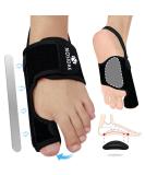 Buy Bunion Corrector with Arch Support - Relief for Plantar Fasciitis Hallux Valgus and Flat Feet | Adjustable Big Toe Straightener for Men & Women - Buy Online on GoSupps.com