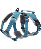 Belpro Multi-Purpose Dog Harness - No Pull Adjustable Reflective Vest for Large Dogs (Blue L) - Durable Handle & Dog Dishes Included - Buy Online on GoSupps.com