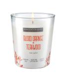 Essential Elements Blood Orange & Teakwood Scented Candle - 9 oz Aromatherapy Candle with 50 Hours Burn Time | International Shipping Available - Buy Online on GoSupps.com
