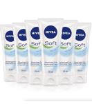NIVEA Soft Moisturizing Creme 2.60 oz (Pack of 6) - Hydrating Skincare Bundle - Buy Online on GoSupps.com