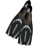 Cressi Pluma Full Foot Snorkeling Fins - EU 41/42 | US Man 8/9 | US Lady 9/10 Black/Silver - Buy Online on GoSupps.com