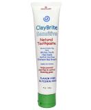 Claybrite natural toothpaste for SENSITIVE GUMS & TEETH - Non-Fluoride - Buy Online on GoSupps.com