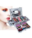 102 Colors Make up set teenagers girls Cosmetic Palette Set include Eyeshadow Palette Lipstick Blush Foundation Concealer Face Powder Mascara Lipgloss Brush for Every Woman(Silver box) Y#102PCS - Buy Online on GoSupps.com