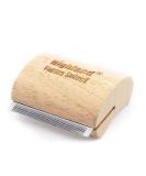 Highland Farms Select Deshedding Grooming Tool for Pets - Professional Pet Groomer for Cats, Dogs, and Horses - Ergonomic Wood Design for Painlessly Removing Hair and Dirt - Buy Online on GoSupps.com