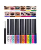 Liquid Eyeliner Set - 12 Matte Colors Highly Pigmented & Smudge-Free | International Shipping - Buy Online on GoSupps.com