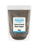 Cracked Black Pepper (Coarse Ground) 100g by Fenbrook - Buy Online on GoSupps.com