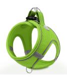 Joyal Dog Harness - Reflective Soft Padded Air-Mesh Breast Dishes for Small & Medium Dogs | Green L (47-55cm) - International Shipping Available - Buy Online on GoSupps.com