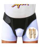 Buy Adjustable Hernia Belt for Men - Support for Inguinal & Sports Hernias with Removable Compression Pads (Large - Buy Online on GoSupps.com