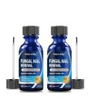 Extra Strength Toenail Fungus Treatment - 25% Undecylenic Acid & Tea Tree Oil for Toes & Fingernails - Blue Formula - Buy Online on GoSupps.com