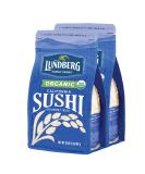 Lundberg Family Farms Organic California Sushi Rice - Japanese Style Short Grain, Sticky & Delicious - 32 oz 2-Pack, Non-GMO, Gluten-Free, USDA Certified Organic, Vegan & Kosher - Buy Online on GoSupps.com