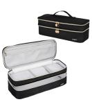 Double-Layer Travel Carrying Case Compatible with Revlon One-Step Hair Dryer Brush/Dyson Airwrap Styler/Hot Tools Storage Organizer Bag For Shark FlexStyle Hair Styler Storage Case Black(Bag Only) - Buy Online on GoSupps.com