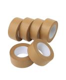 Lichamp Brown Packing Tape Kraft Paper Tape Brown Gummed Tape for Packing Boxes Shipping Cardboard and Carton Sealing 6 Rolls x 2 inch x 55 Yard x 7 mil B206BN - Buy Online on GoSupps.com