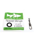Nirvana Premium Fly Fishing Tippet Rings - 25 Rings on a Clip - Made in Japan 2mm - Buy Online on GoSupps.com