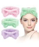3 Pcs Spa Headband for Washing Face & Makeup - Skincare & Towel Headbands - Buy Online on GoSupps.com