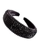 SP Sophia Collection Women's Sparkling Crystal Rhinestone Hair Headband in Black - Buy Online on GoSupps.com