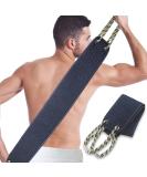 Exfoliating Back Scrubber for Shower, Double-Sided Back Scrub Washcloth with Handles, 38 Inches Body Exfoliator Bath Tool to Clean Your Body Deeply for Men & Women Skin Care - Buy Online on GoSupps.com