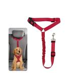 Dog Safety Harness | Car Seat Belt for Small & Medium Dogs | Puppy Accessories in Red - International Shipping - Buy Online on GoSupps.com