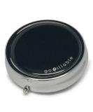 Black Purse Pill Box | Compact & Discreet Small Pill Organizer for Travel & Daily Use - Buy Online on GoSupps.com