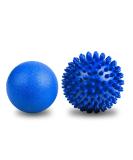 Uraqt massage balls fascia ball 2 pieces of fascia ball fitness massage ball hard hedgehog ball with knobs for feet hands back legs 2 pcs - Buy Online on GoSupps.com