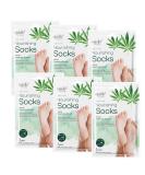 Epielle Nourishing Foot Masks - Hemp + Rosemary Extract (6pk) | Vegan & Cruelty-Free | Deep Moisturizing Socks | Beauty & Skincare Gifts | Stocking Stuffers - Buy Online on GoSupps.com