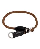Lionto Dog Collar - Retriver Training Collar | 40 cm Length Brown 0.8 cm Thickness - International Shipping Available - Buy Online on GoSupps.com