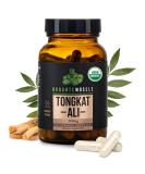 Organic Tongkat Ali for Men 500mg - Pure Eurycoma Longifolia Root Supplement | 60 Count - Natural Male Performance & Energy Support - Buy Online on GoSupps.com